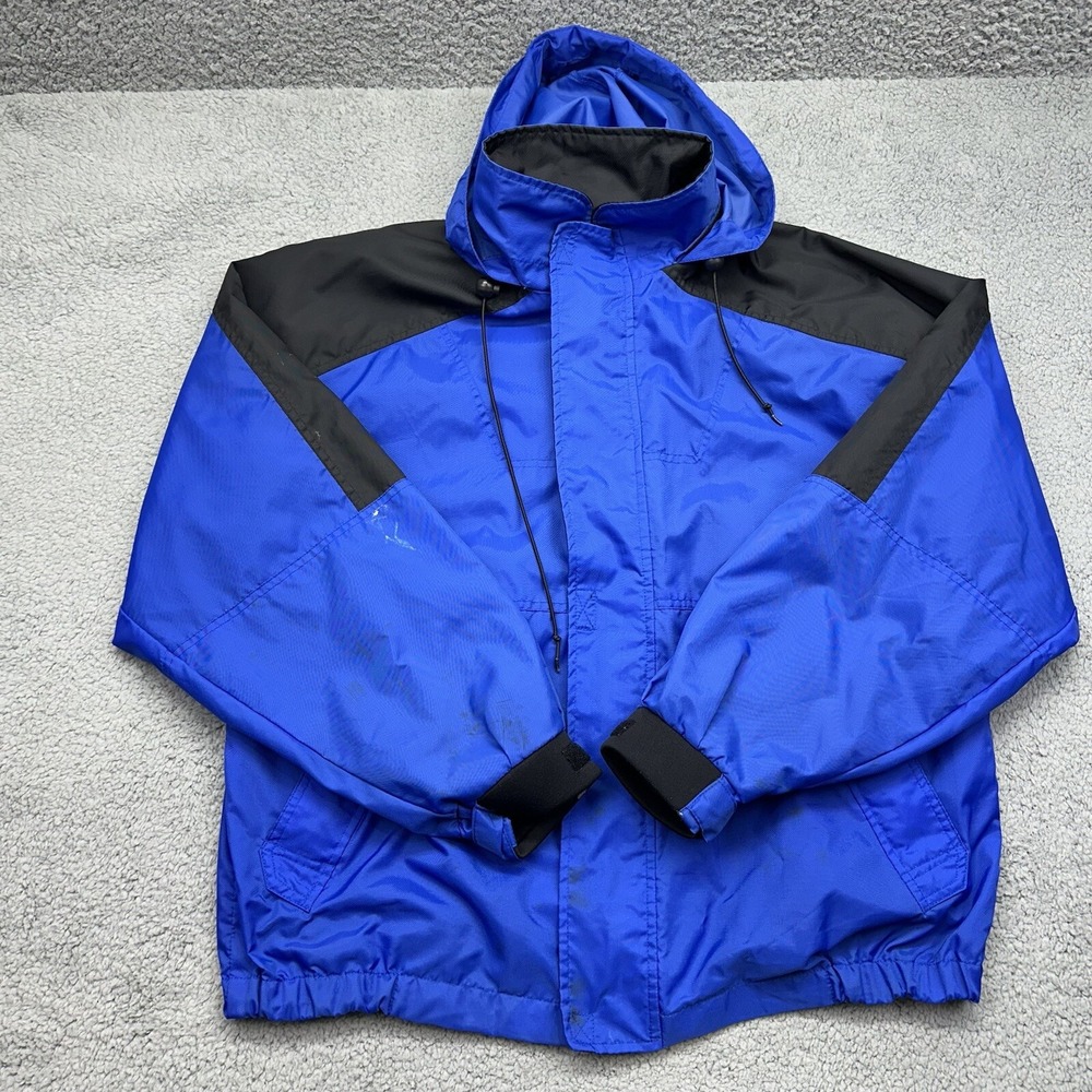 Vintage Marlboro Unlimited Mens Size Large Windbreaker Nylon Rain Jacket